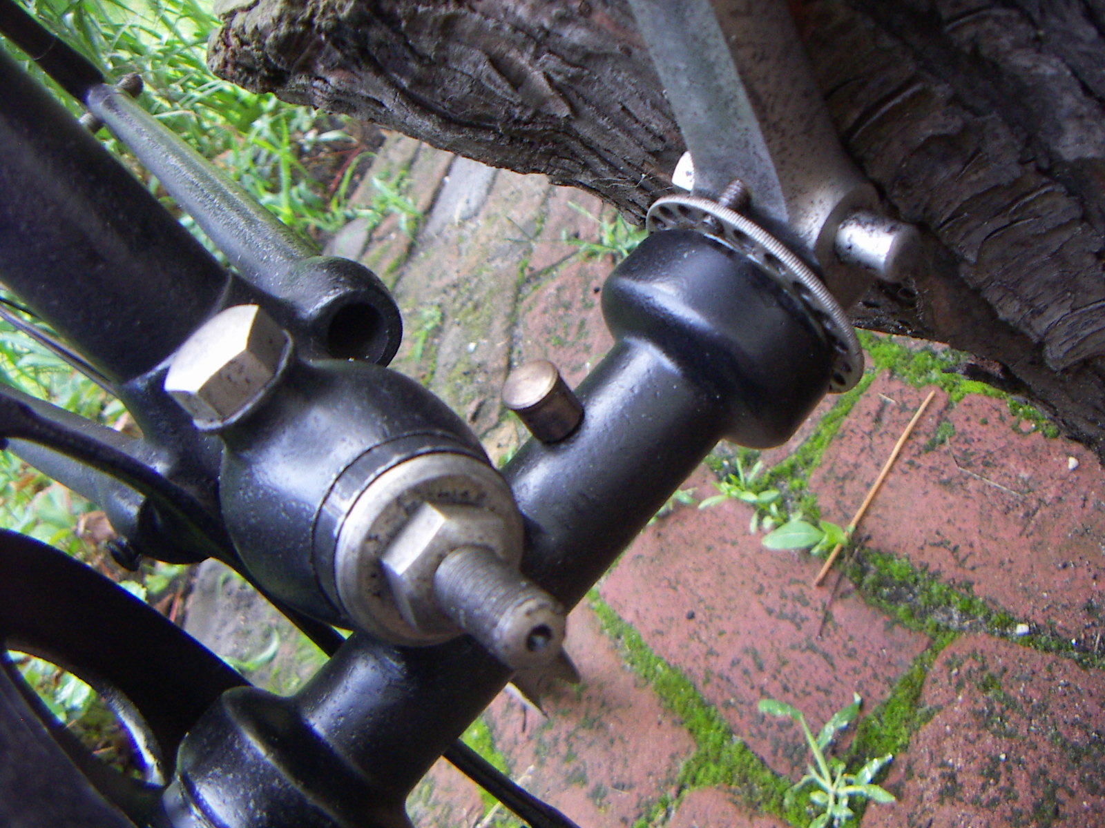 Trapas met afstelling lagers en oliedopje