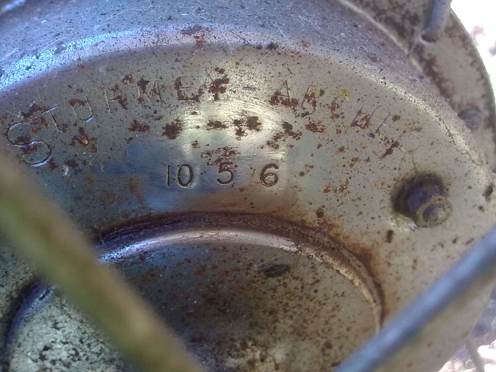 S&amp;A naafdynamo  okt 1956