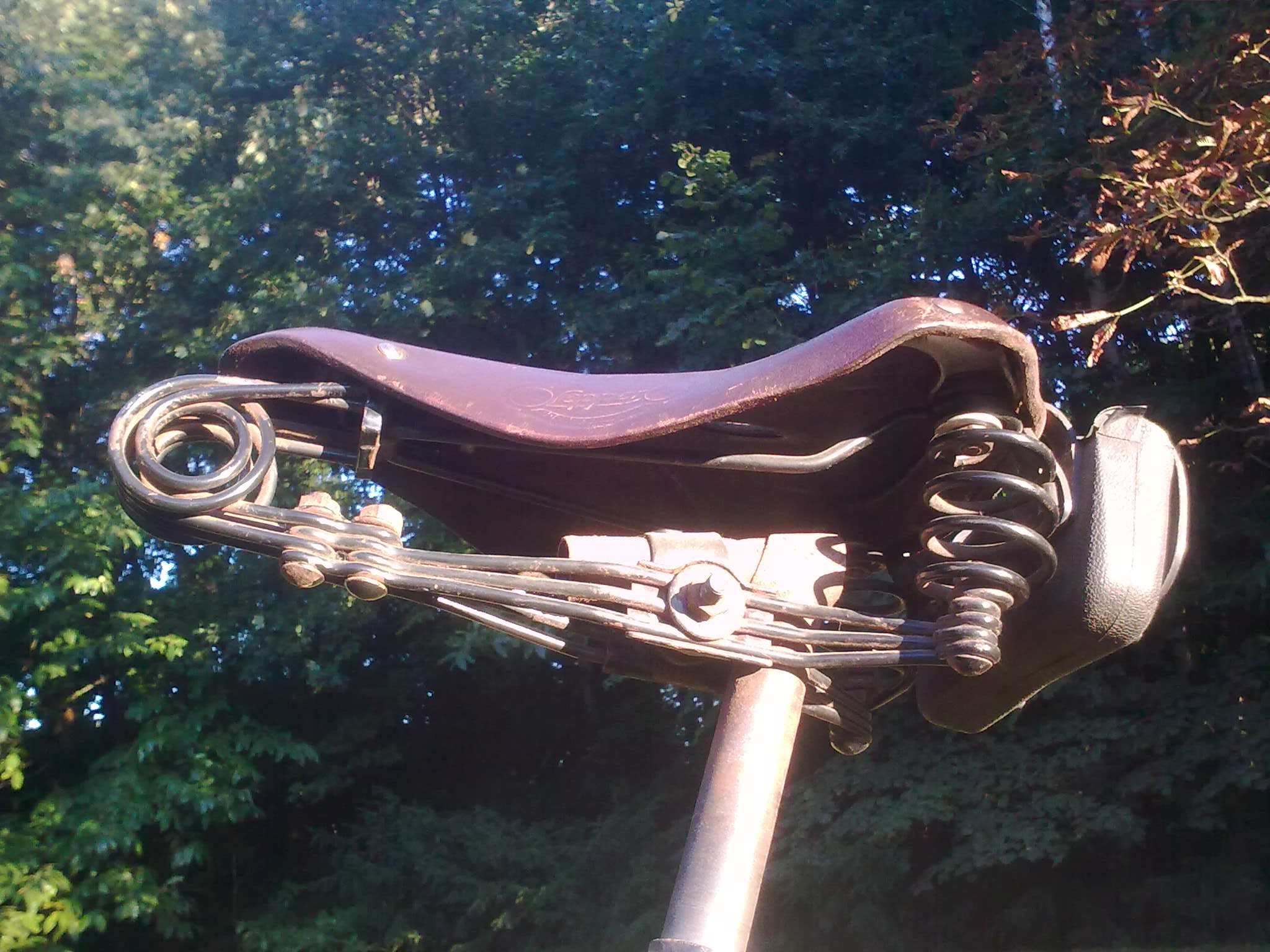 lepperzadel op L-buis