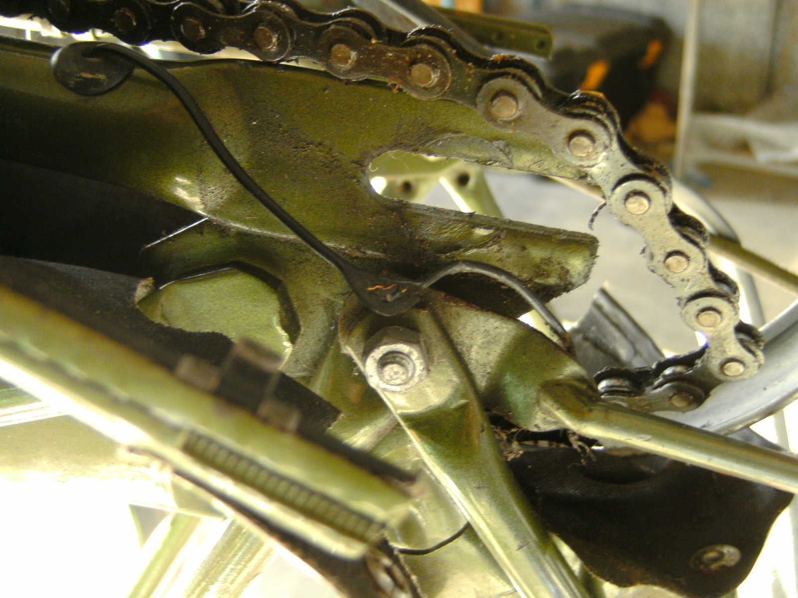 verlichtingsdraadje met kortsluiting