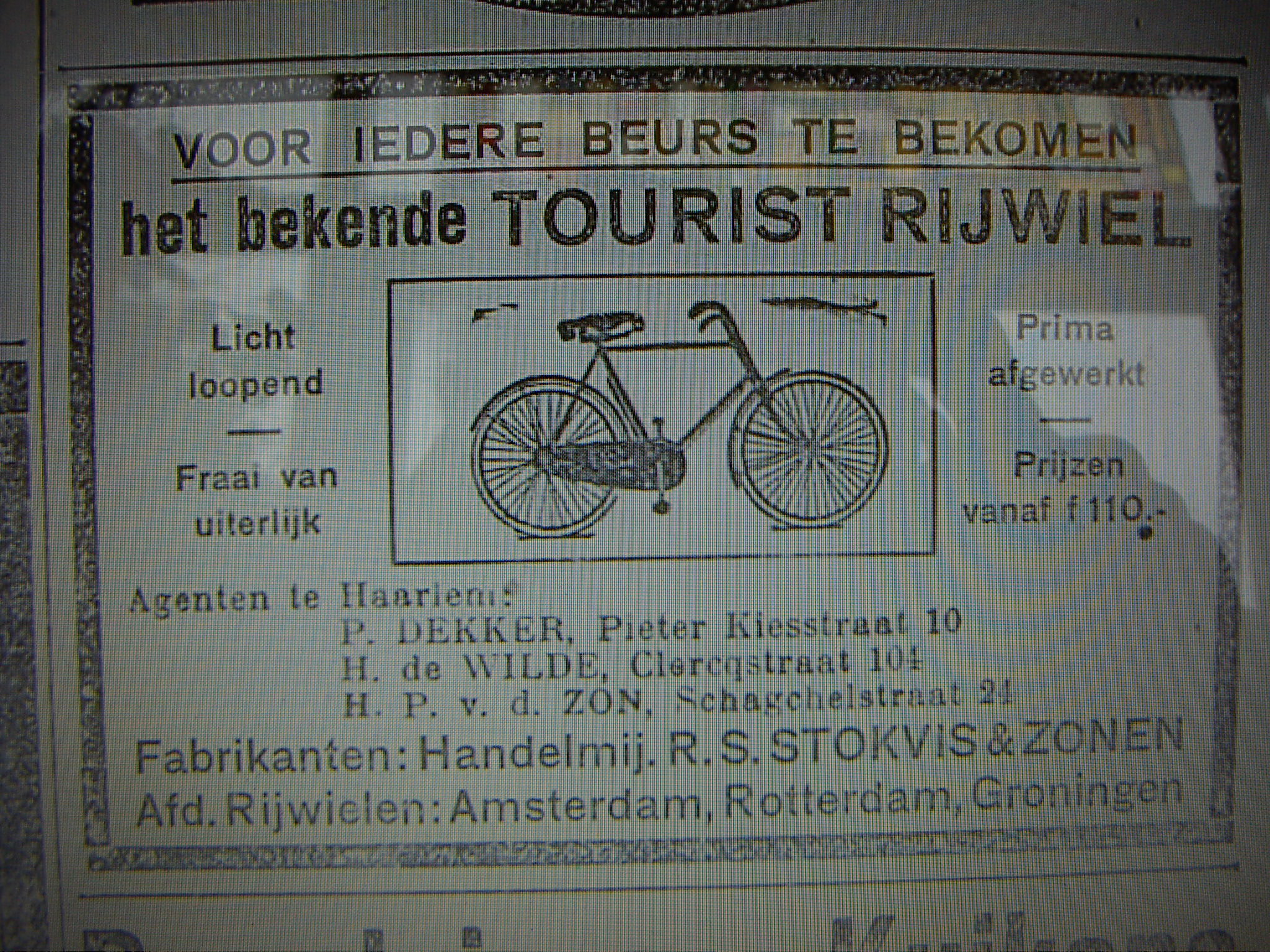 reclame 1923