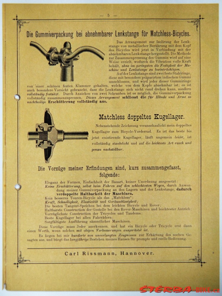 Matchless kogellagers