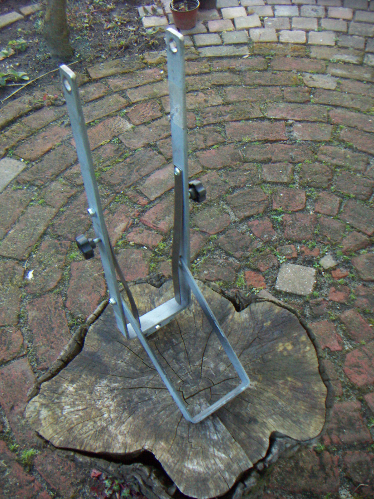 Wielrichter van bouwmarkt materiaal