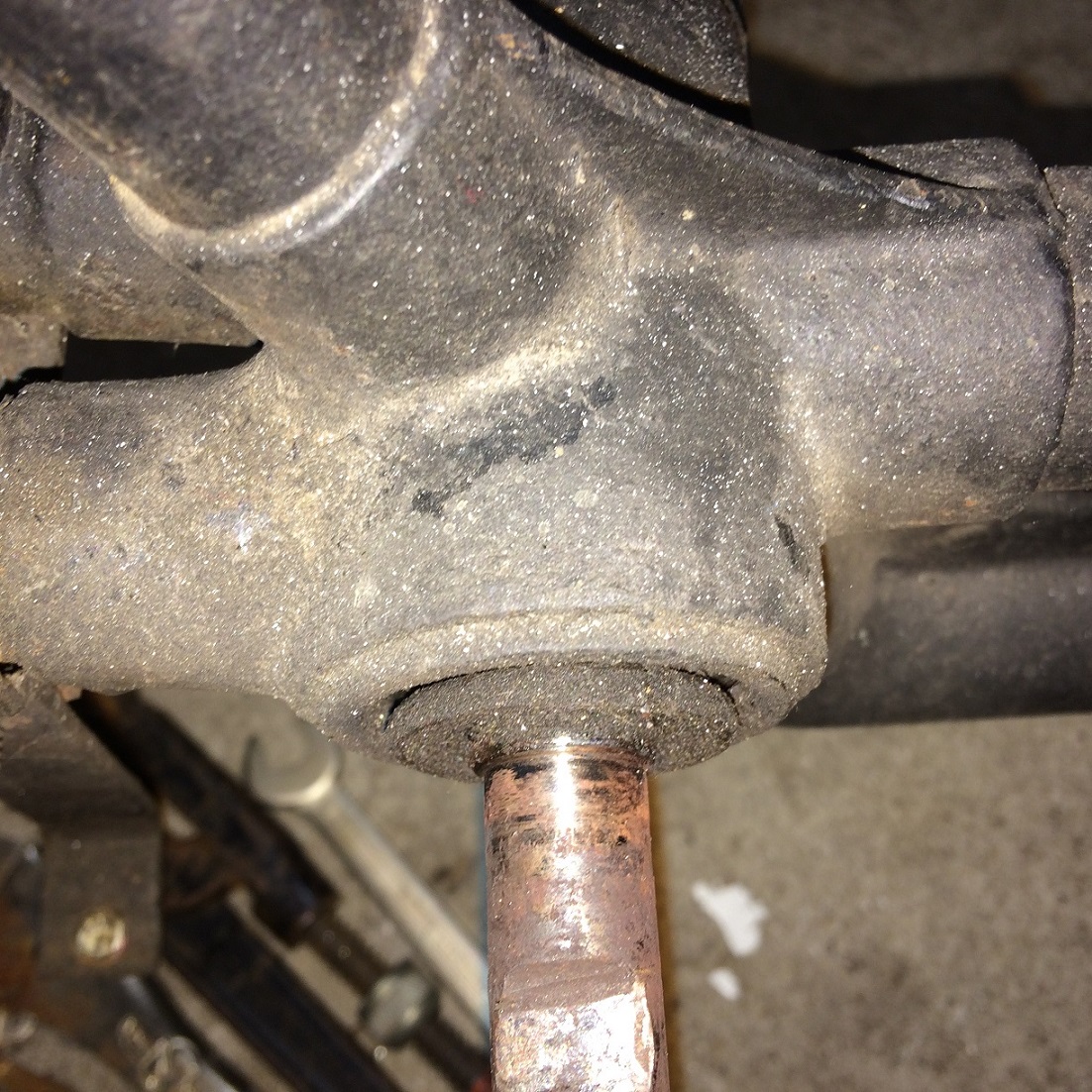 Het lijkt dat de conus ver uitsteekt?