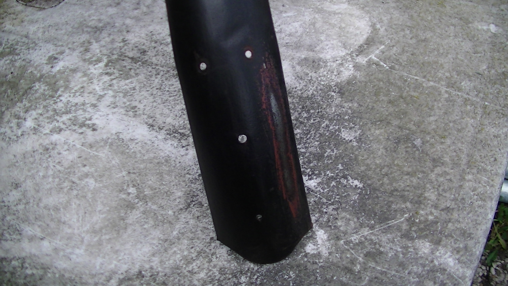 Gaten achterspatbord