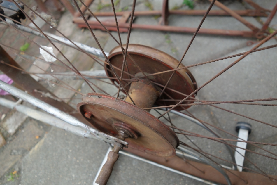 achternaaf met aandrijfschijven