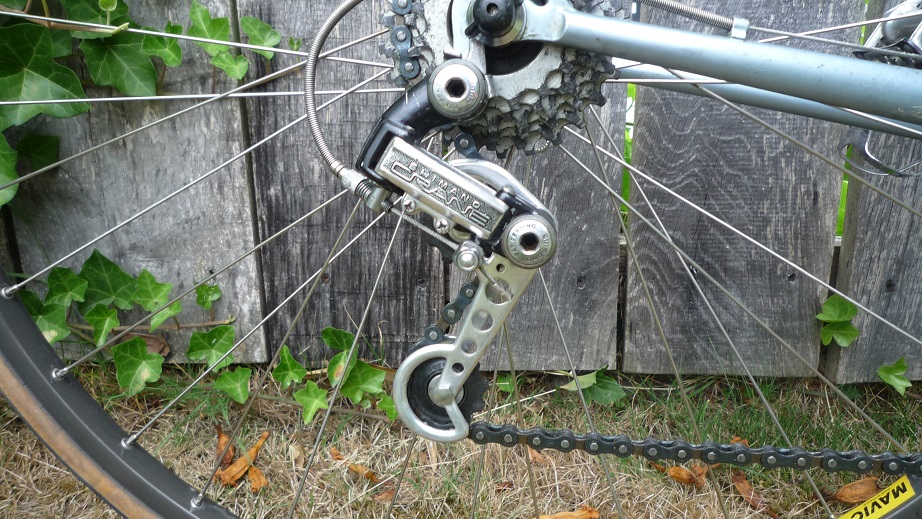 Shimano lange slag derailleur