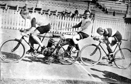 Fiets met derde tandwiel