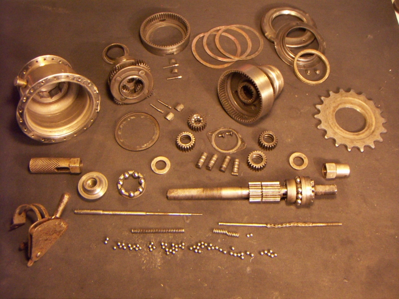 V naaf met smalle versteller