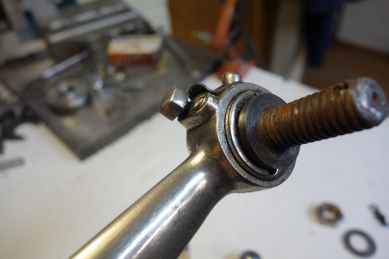 draaipunt aan arm kant