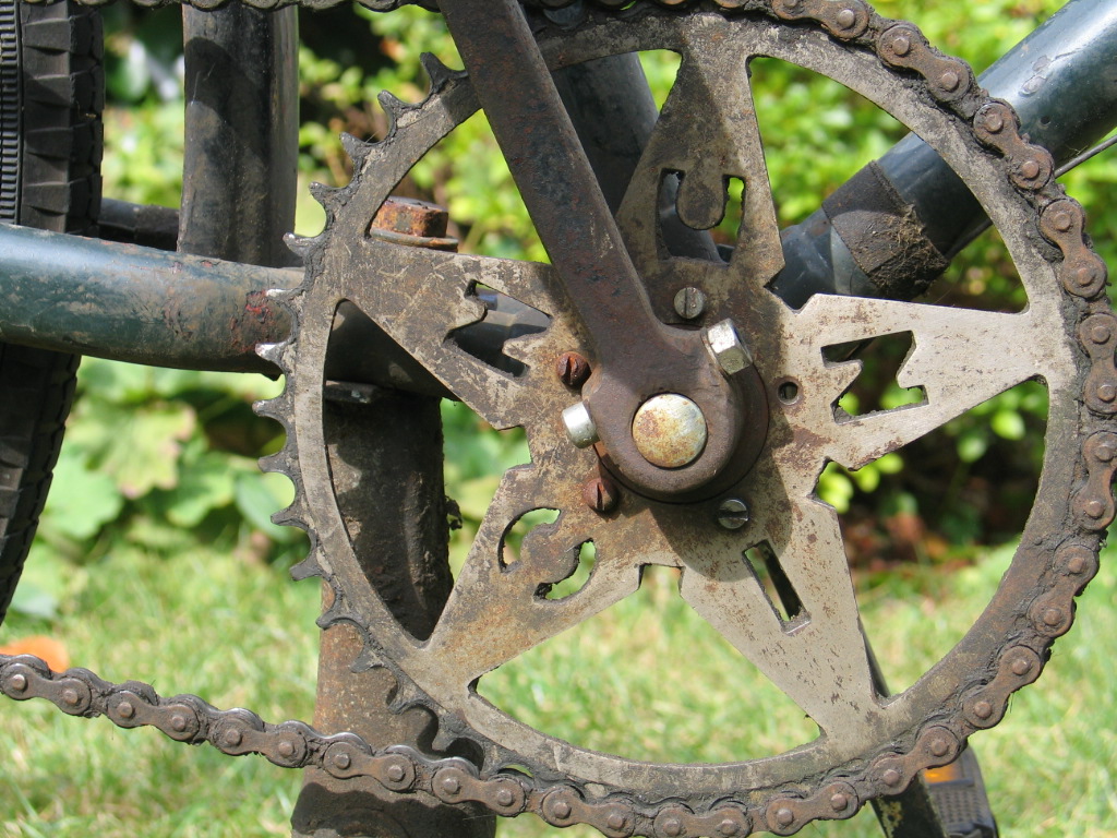 Union tandwiel 1933, met (niet originele) schroefjes