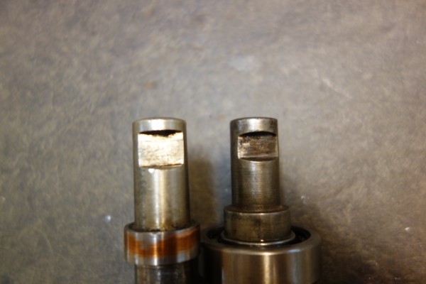 Smallere spievlakken in de oude as