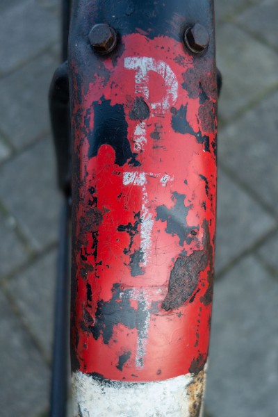 PTT tekst op achterspatbord