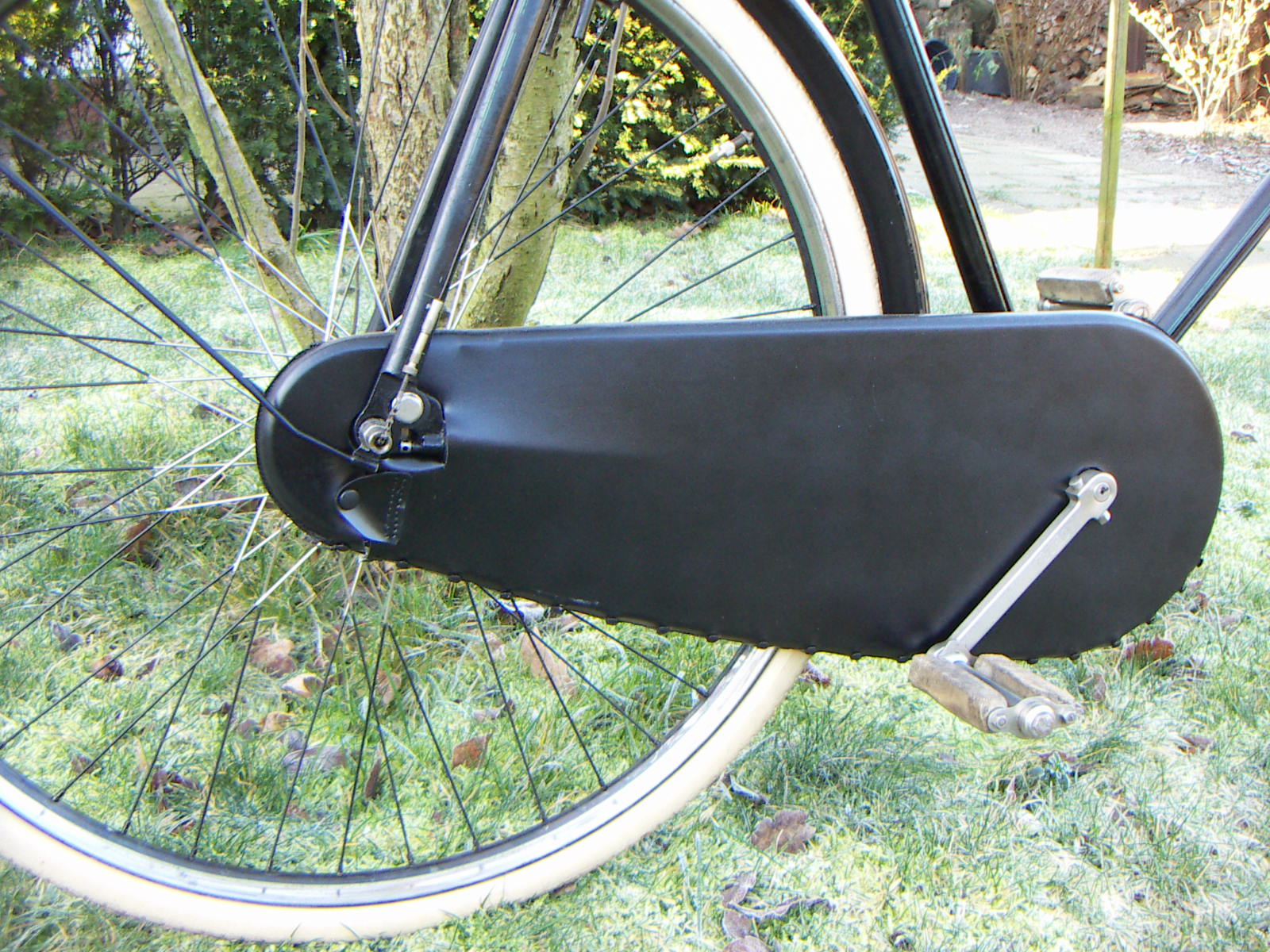 Kettingkast van kunstleder