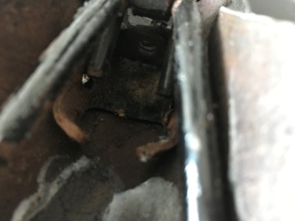 aansluiting "achter"