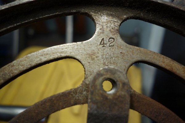 Fongers Williams tandblad en crank.JPG