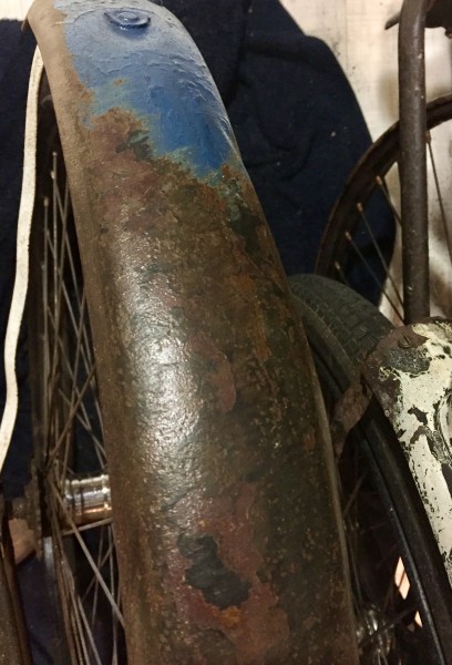 behandeling met roterende stalen borstel