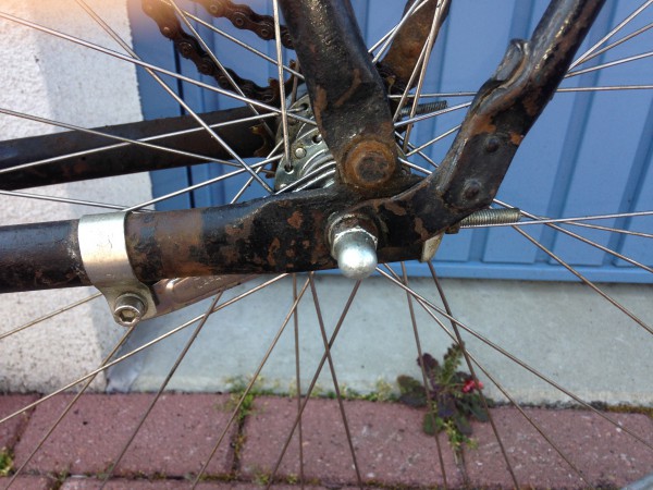 Lijkt me een originele bagagedrager...