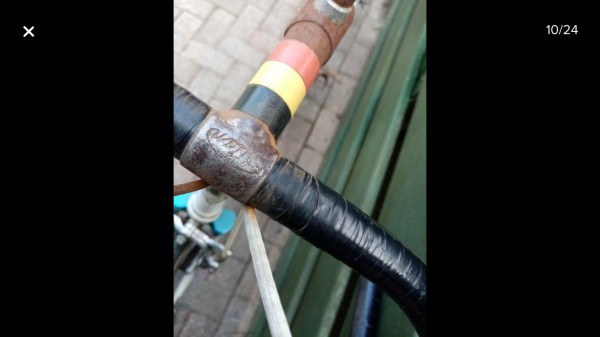 stalen Titan pen met geklonken stuurbocht