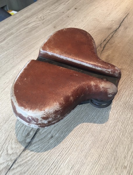 Het zojuist gevonden zadel