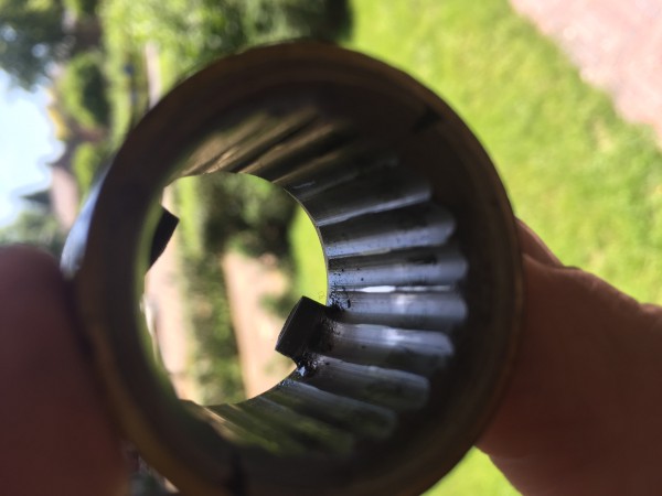 En dit is de trommel van F&amp;S die er nu in zit.