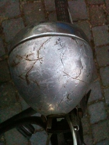 Gazelle omafiets voorlamp