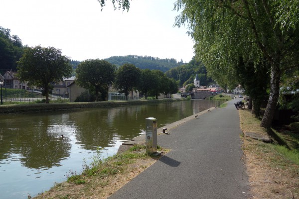 fietsen langs de kanalen in Frankrijk