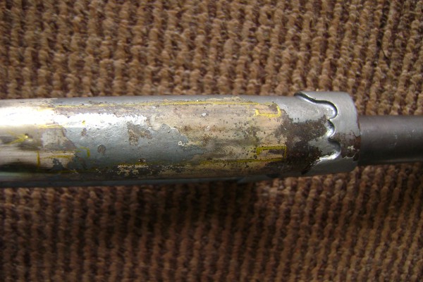 Restjes biezen op de voorvork even aangedikt met gelpen.