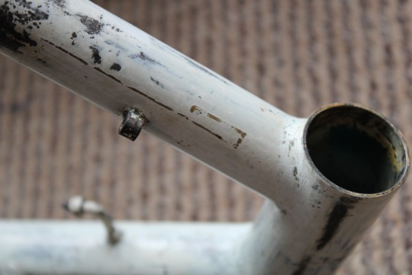 originele witte lak en biezen