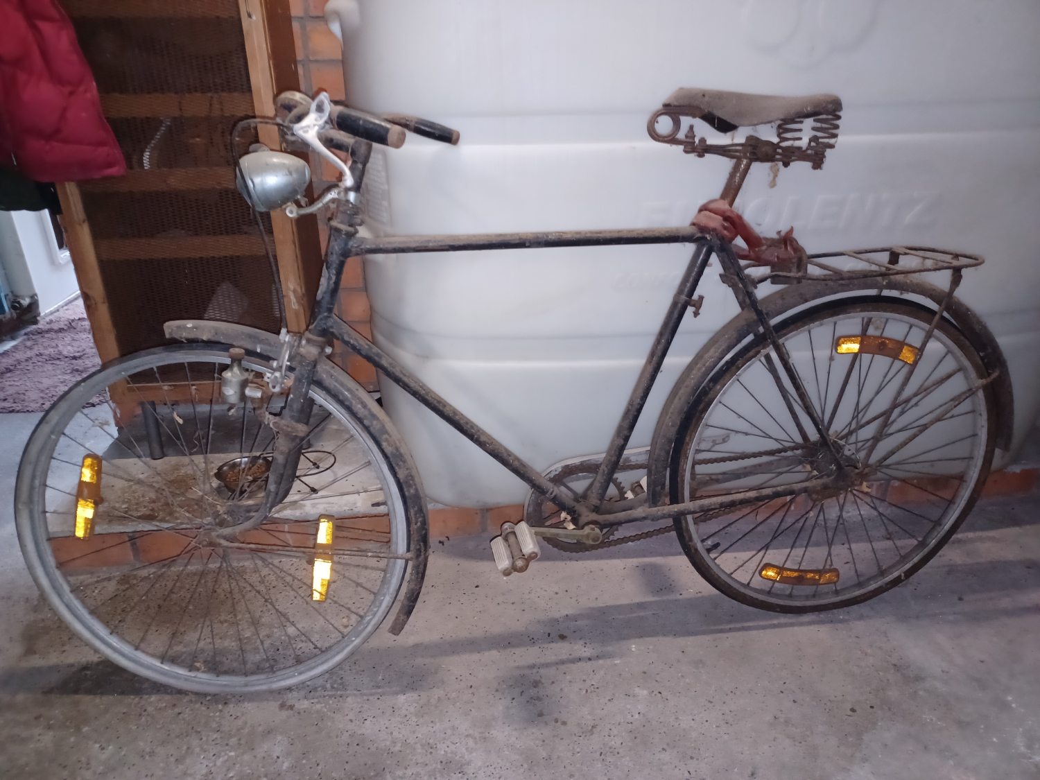 Zijzicht fiets Clement