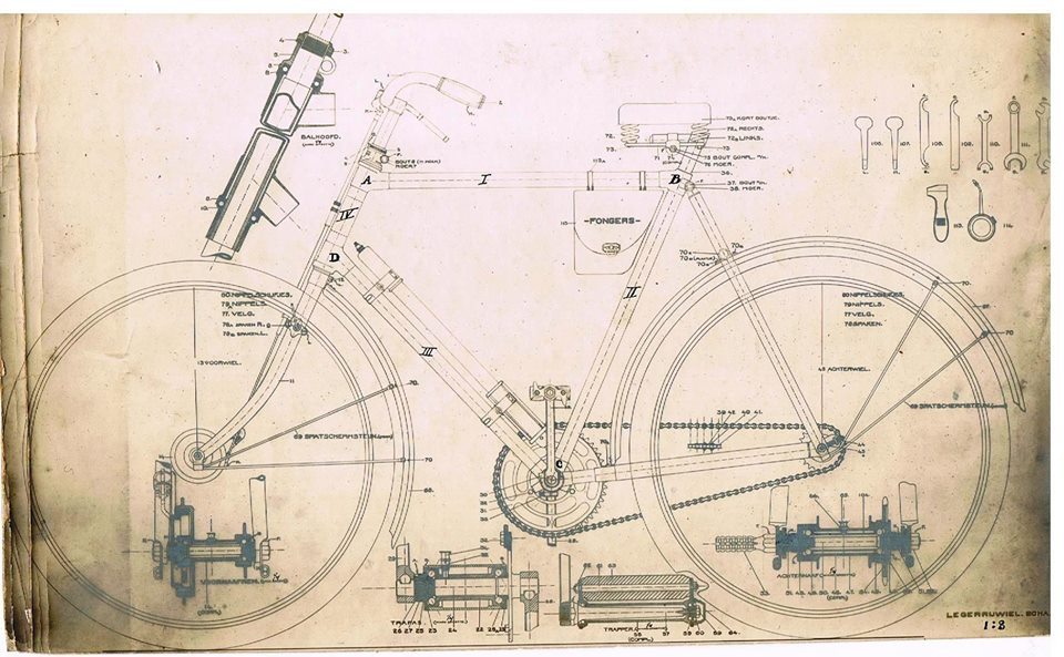 ontwerptekening Fongers legerrijwiel ca. 1907.jpg