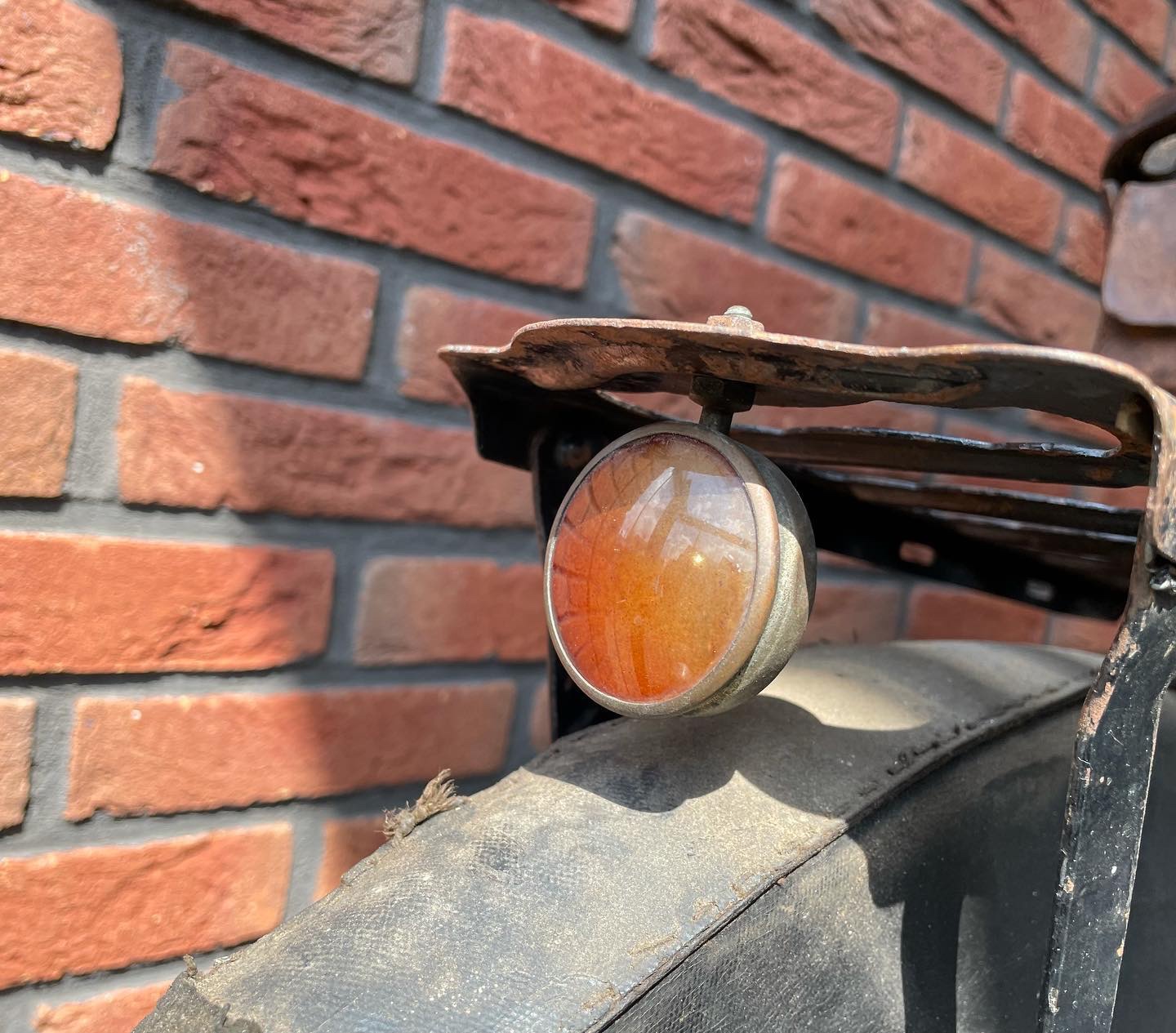 Originele reflector op een Fongers HH 60 uit 1923