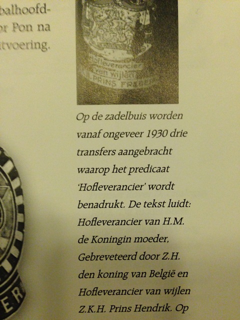 In de Burgers special van vereniging de Oude Fiets staat in de tekst Hendrik maar staat op de foto Frederik.