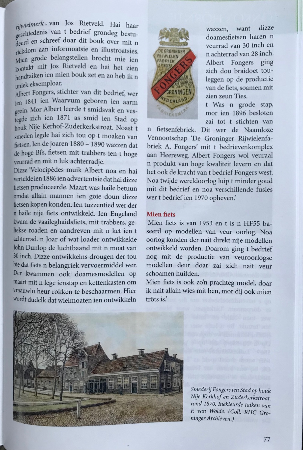 Artikel Fongers in Toal en Taiken