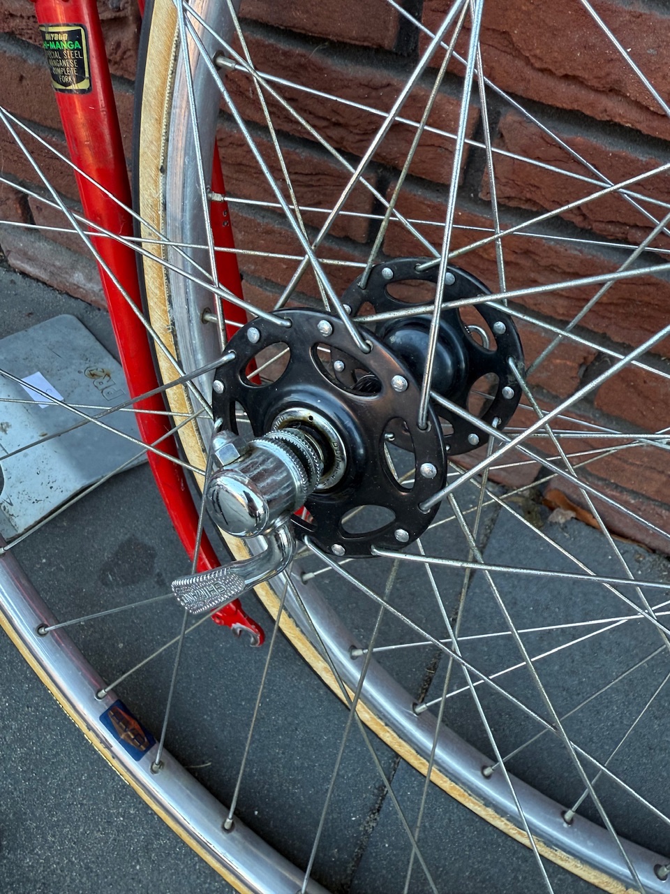 Shimano Dura Ace black - hoge flens