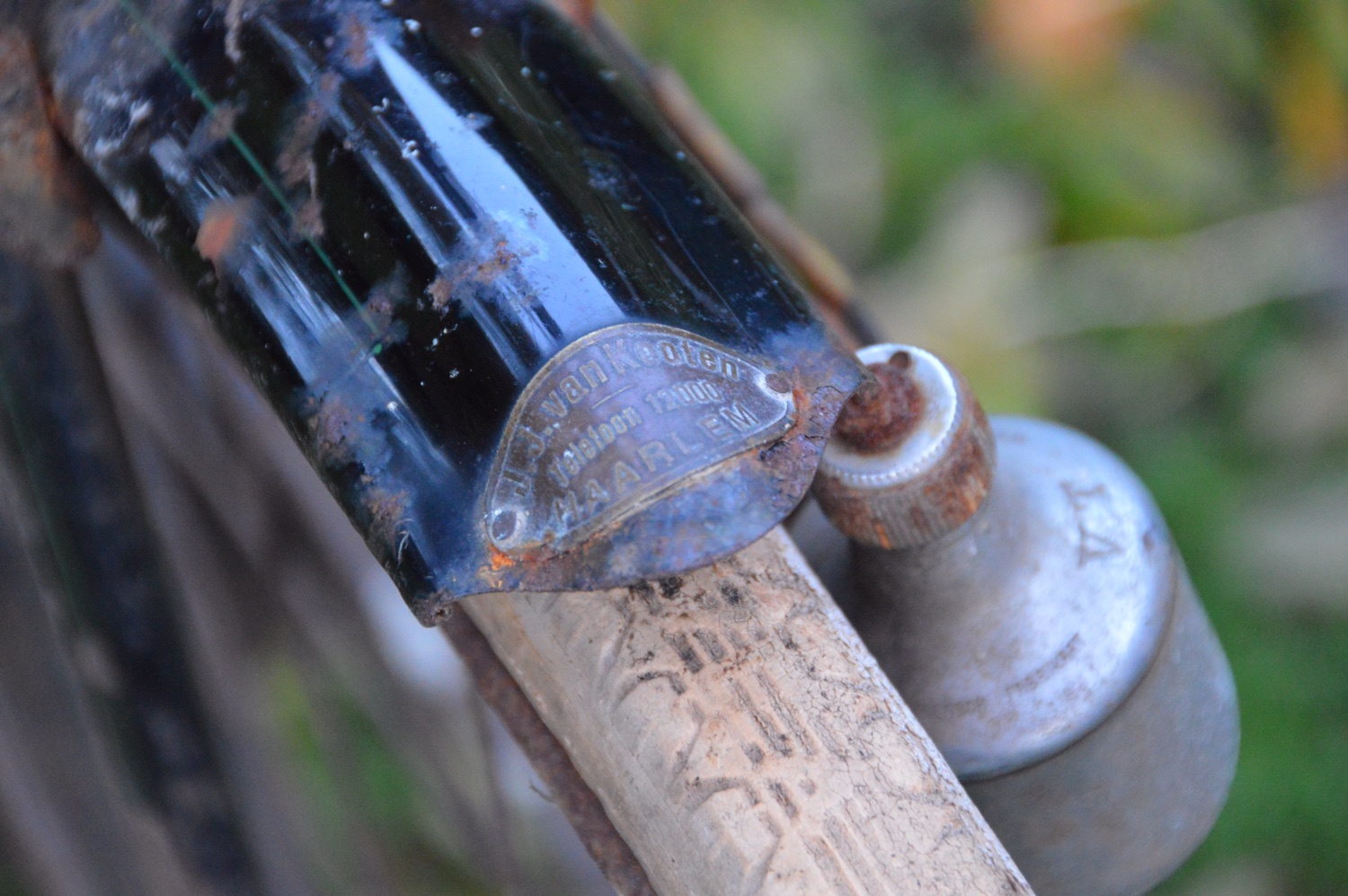 Dealerplaatje ‘J.J. van Kooten’ Haarlem
