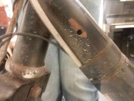 Oude stangbevestiging?