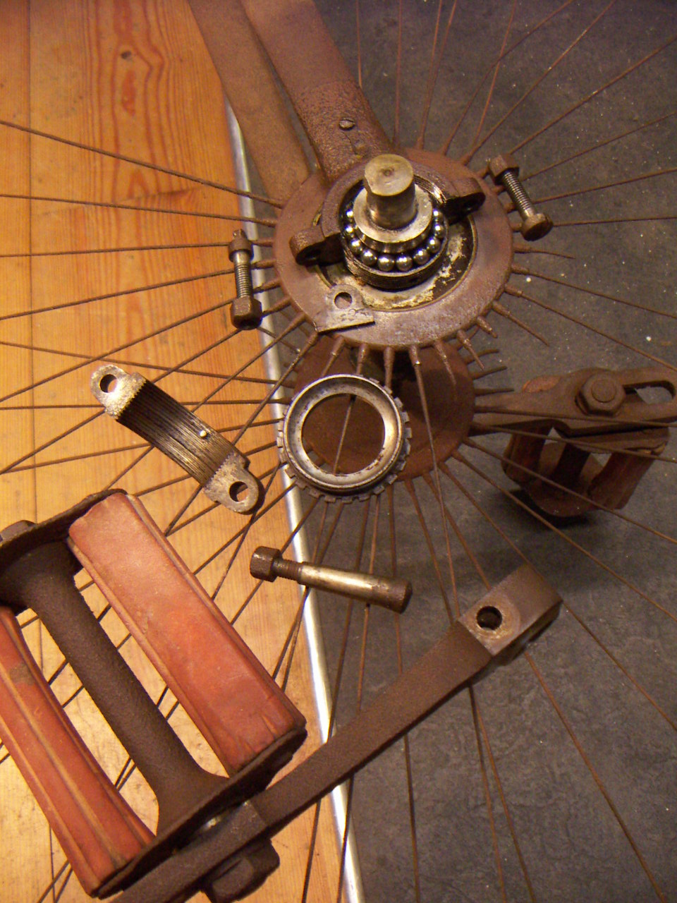 crank`s met conische spieën