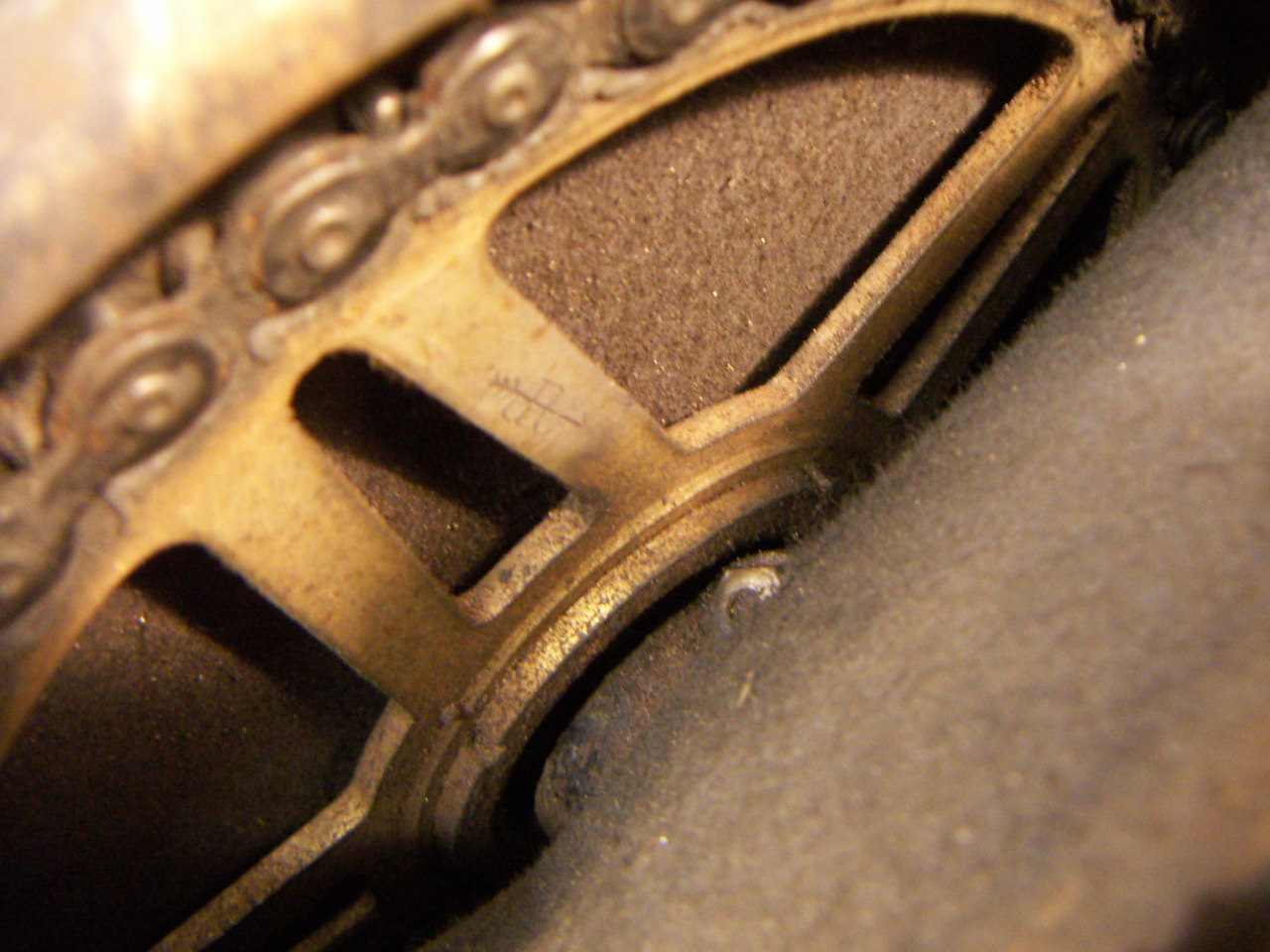 tandwiel met schroefdraadbevestiging