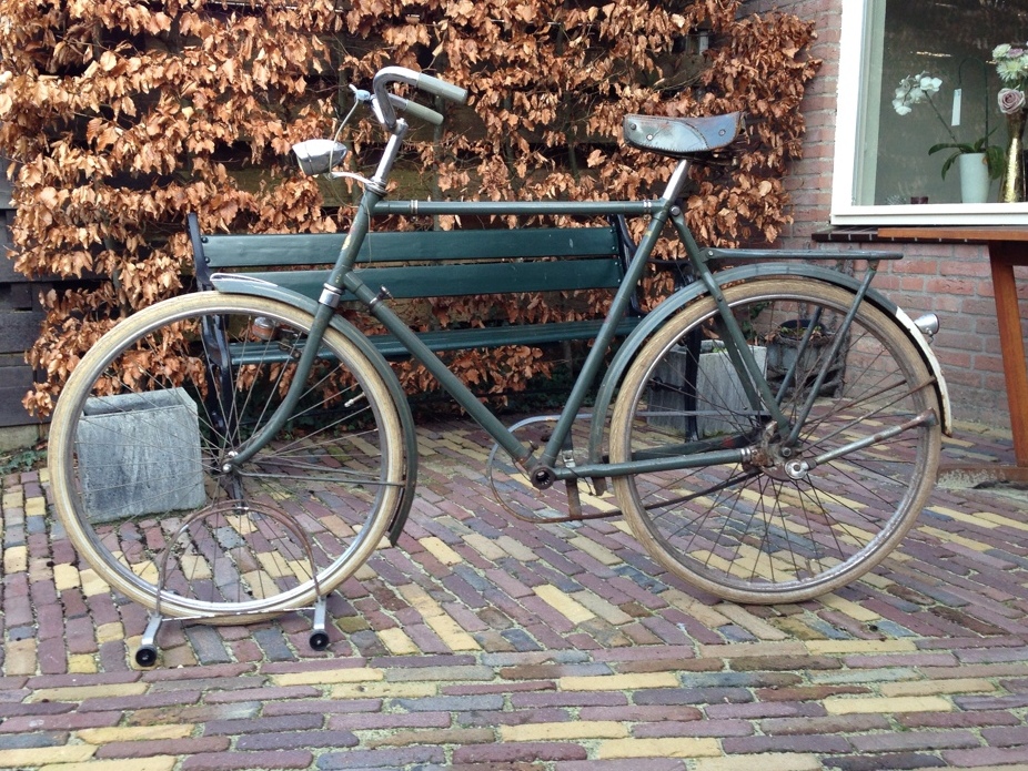 Fongers HTS Toer-sportrijwiel uit 1956; Trapas is afgebroken