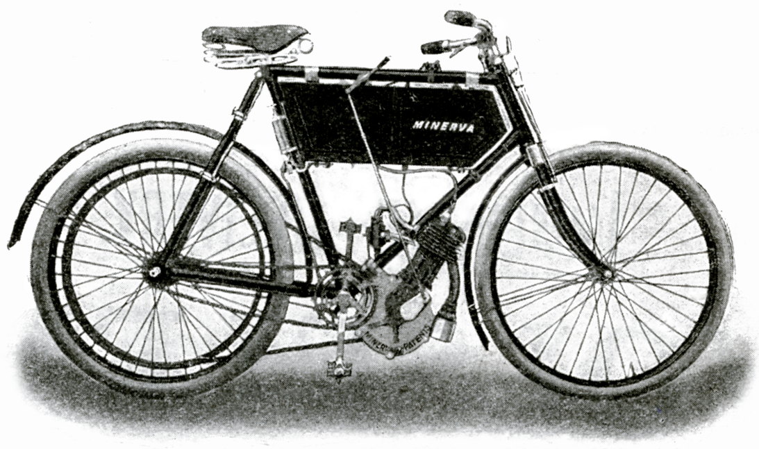 Minerva 2pk met gestuurde kleppen uit 1903