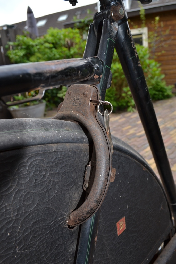 Zelfs het tweede sleuteltje voor het slot was er nog bij!