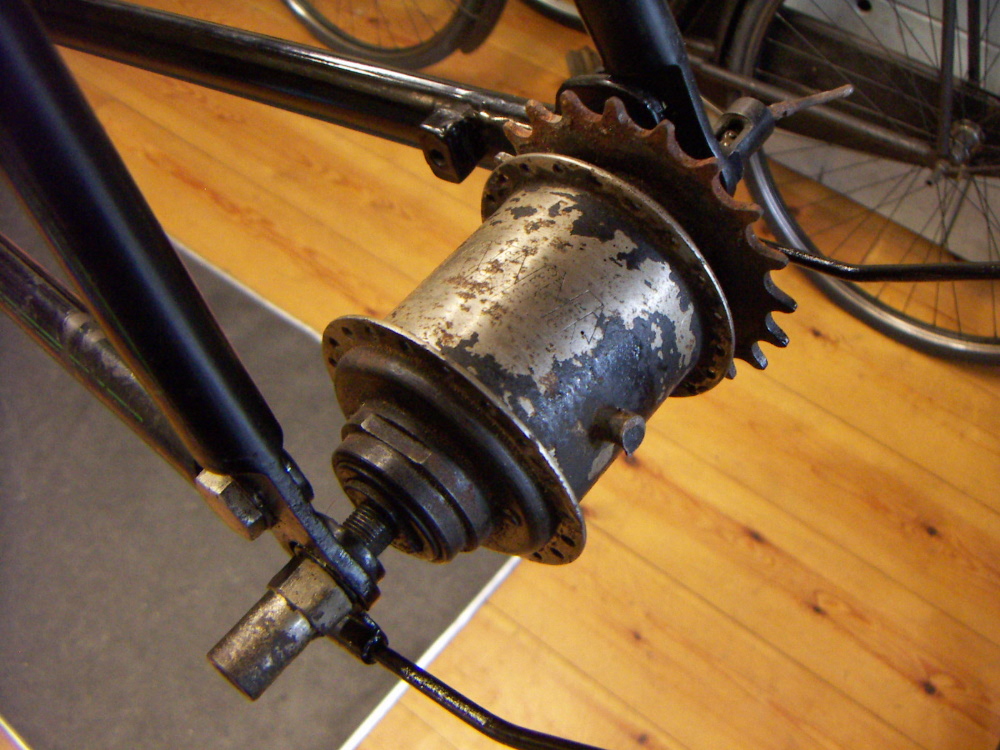 Al even in het frame gehangen