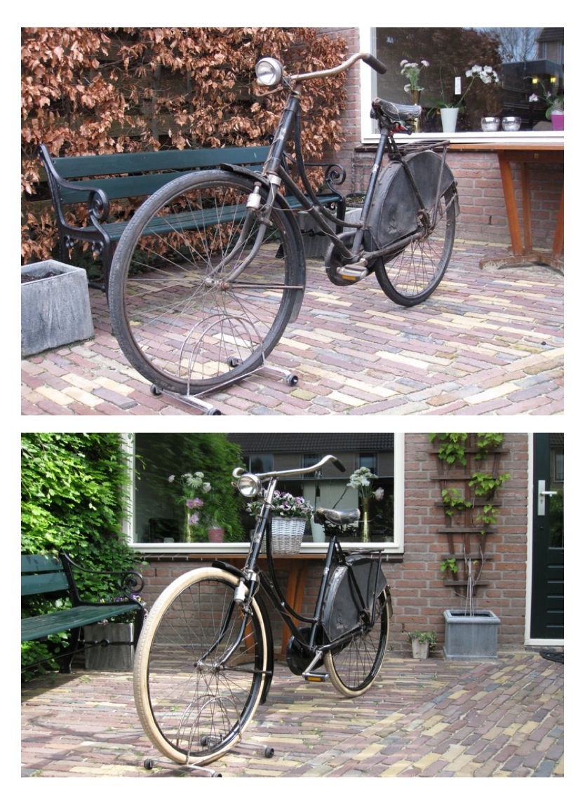 Zelfde foto's als gisteren maar dan met dezelfde camera genomen