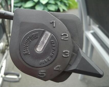 Sturmey Archer bedieningsunit. 28 jaar oud