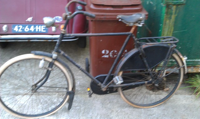 De fiets zoals gevonden
