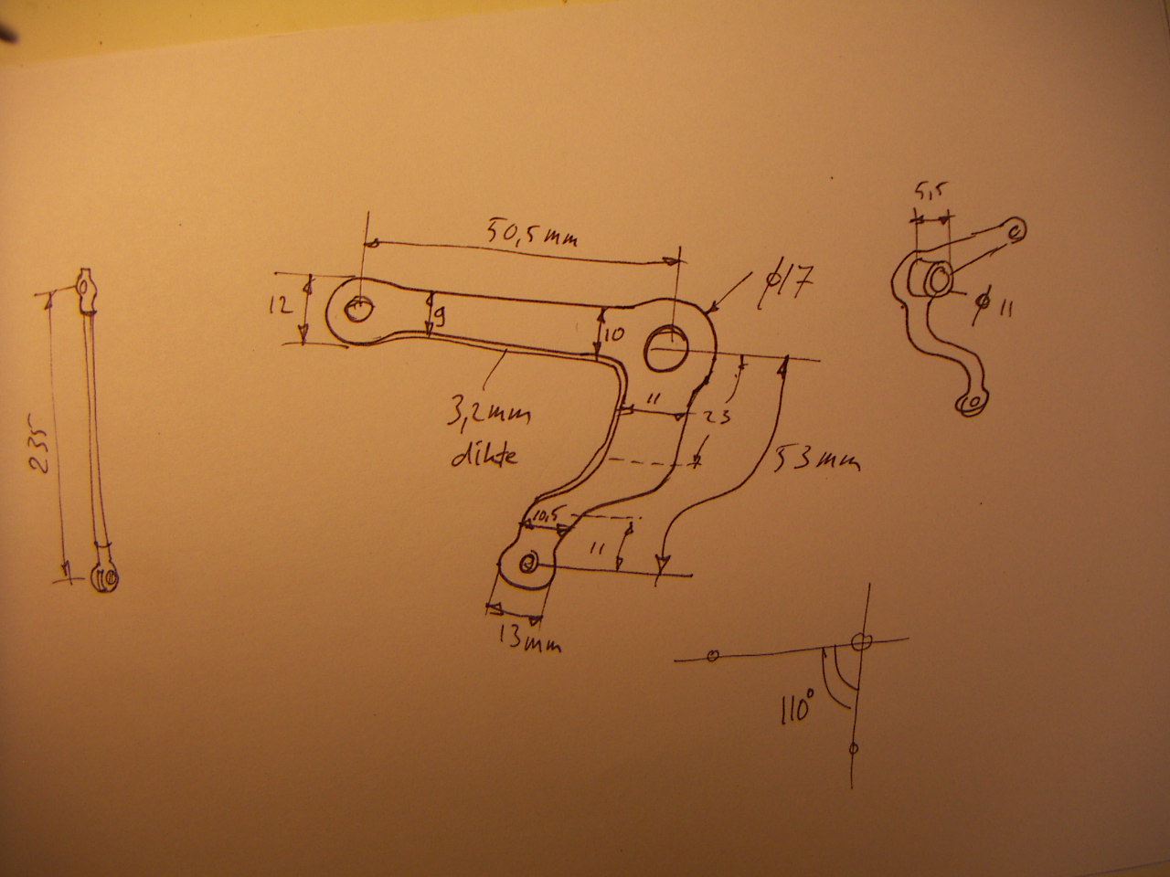 front lever rear brake gazelle 1931
