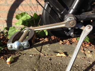 'luxe' cranks (eigen merk Gazelle)