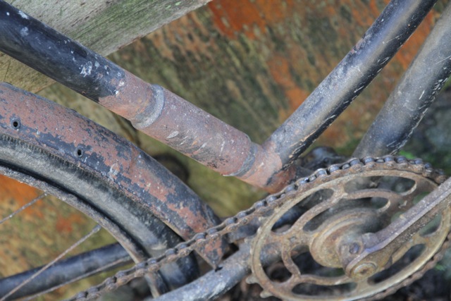 lelijke reparatie zitbuis