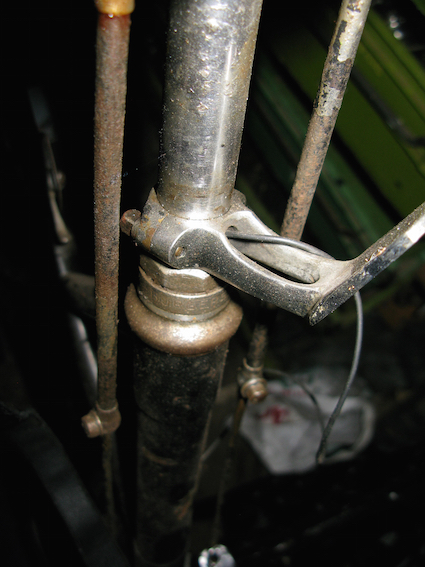 stuur met losse lamphaak fiets framenr. E60282